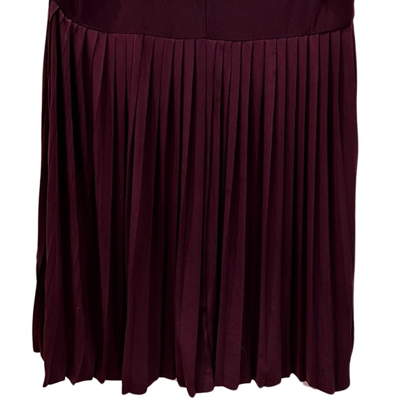 Women's ASOS Maternity Pleat and Lace Mini Dress Size 14 NWT - Picture 5 of 11